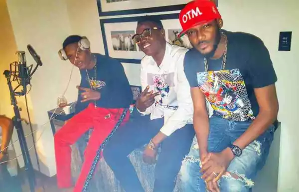 Sound Sultan And 2face Chill With Wizkid In The Studio